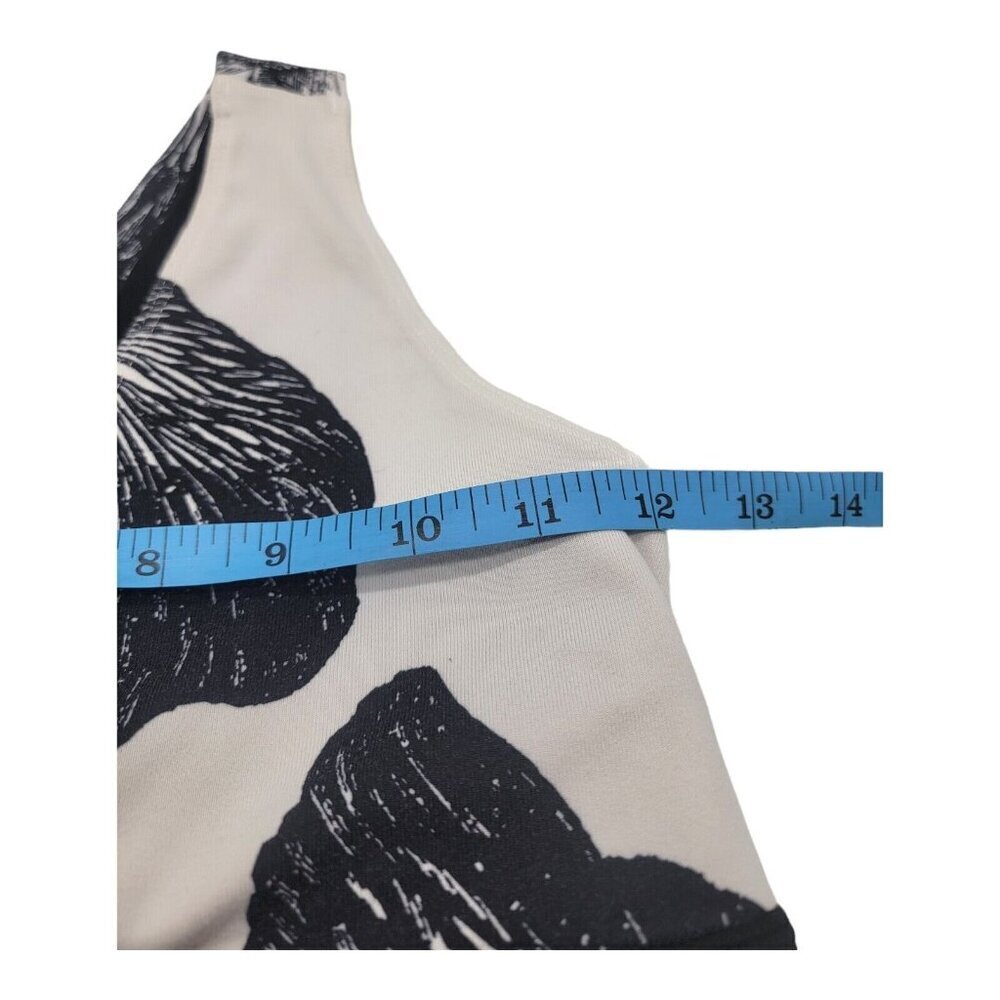 Lululemon Top Women 6 Black Yoga Gym Crossfit Gorpcore Gym Beach Resort Floral - Picture 6 of 9